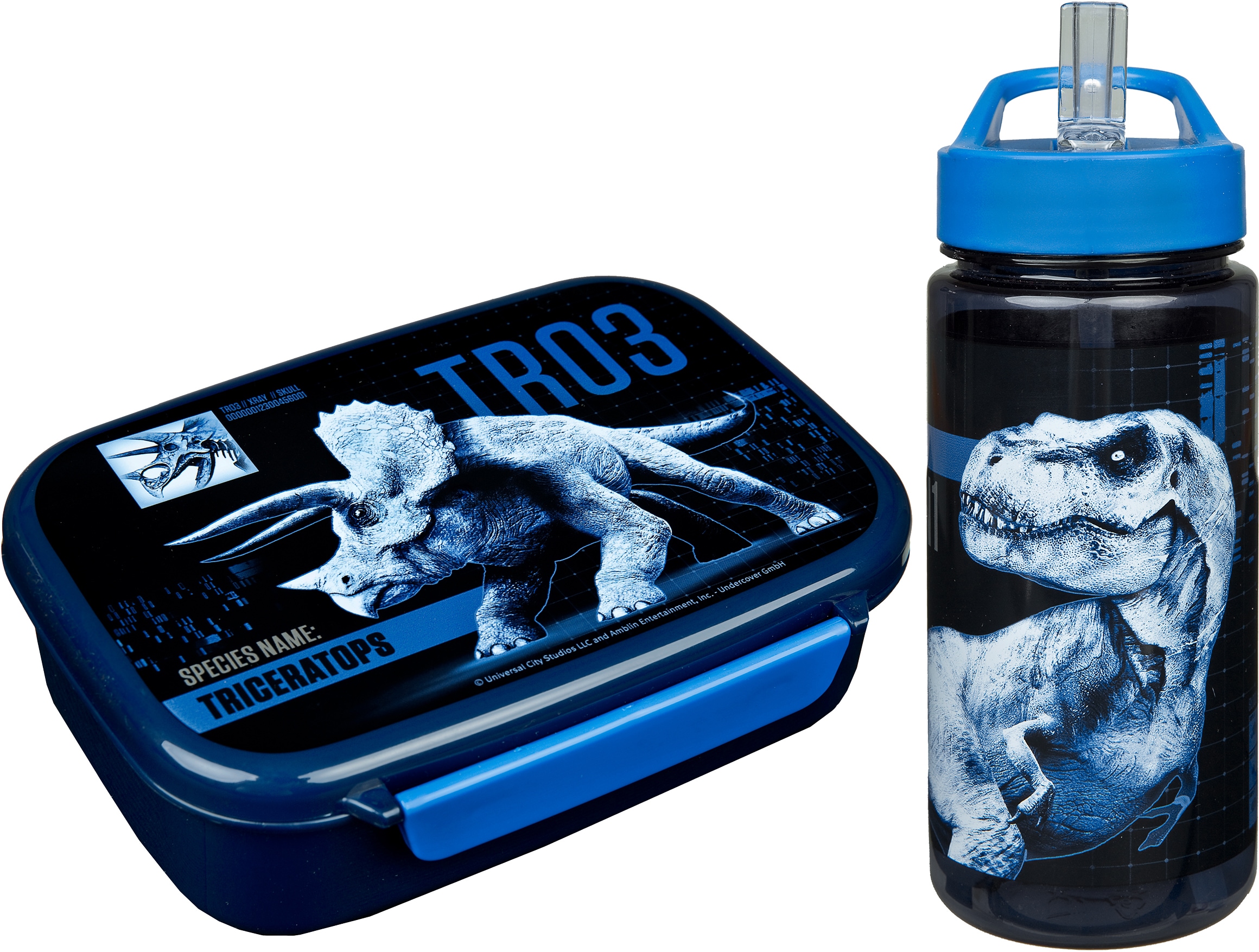 Scooli Lunchbox »Brotdose & Trinkflasche, Jurassic World« Set, 2 Stk. tlg. mit Trinkflasche