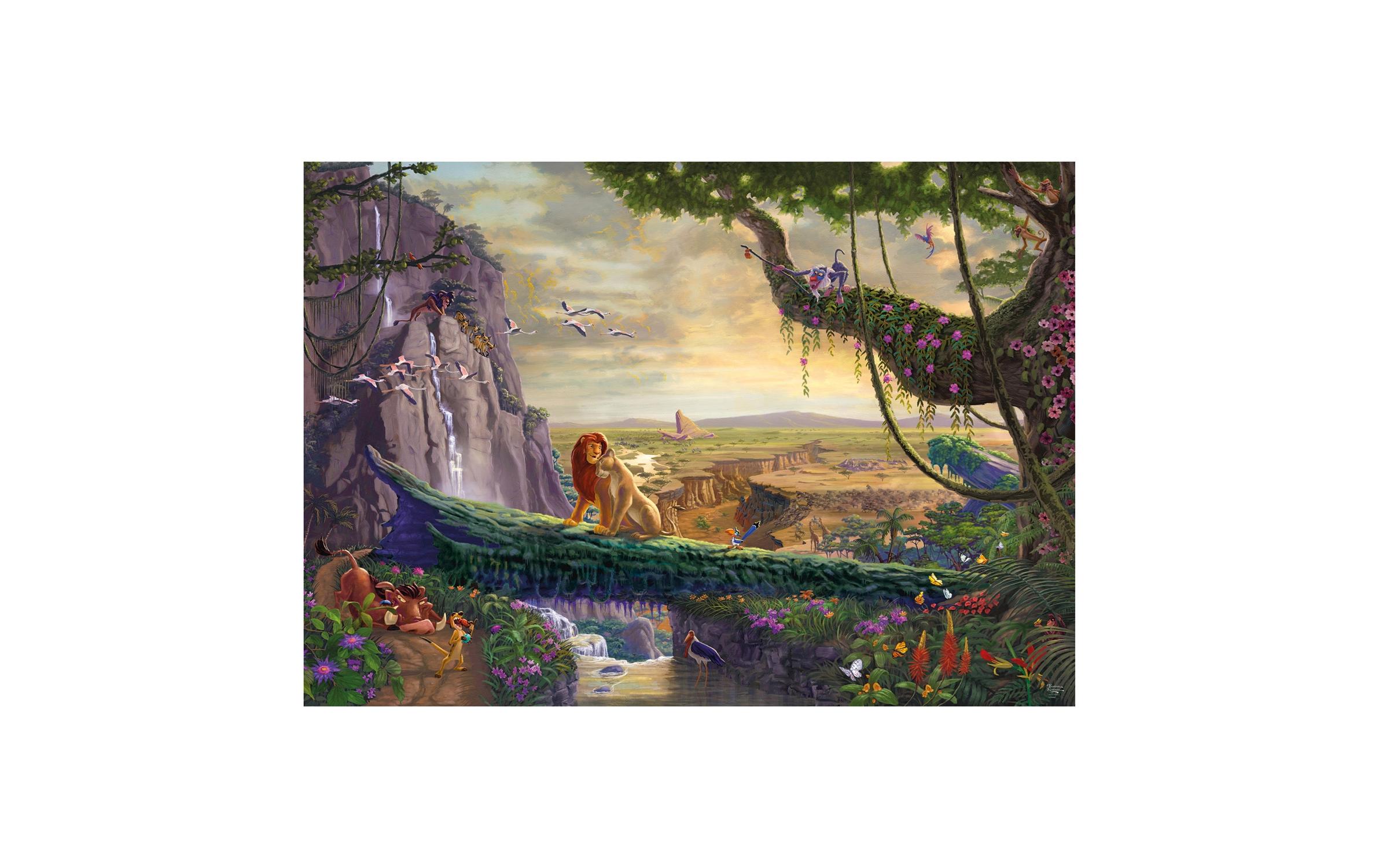 Puzzle Disney Lion King: Return to Pride RockPremium-Puzzle von Thomas Kinkade