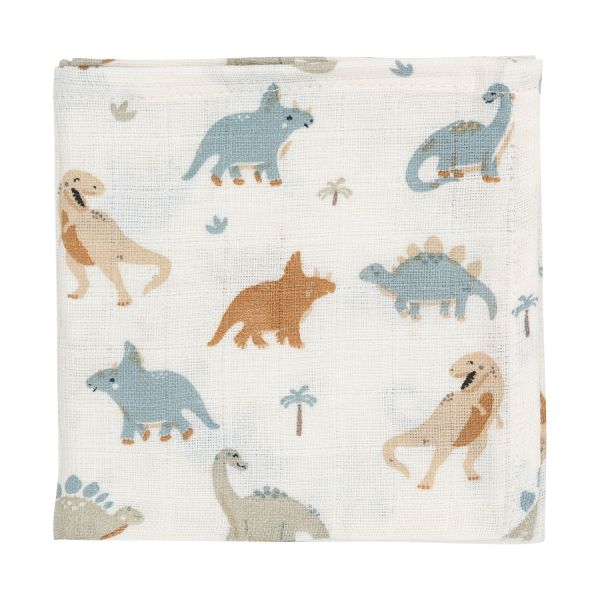 Jollein Roarsome Monddoekje - 3 Pack - 31 x 31 cm - Hydrofiel