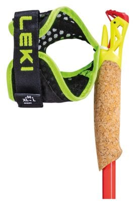 Bâtons de Trail Leki Vertical K Noir/Rouge/Jaune