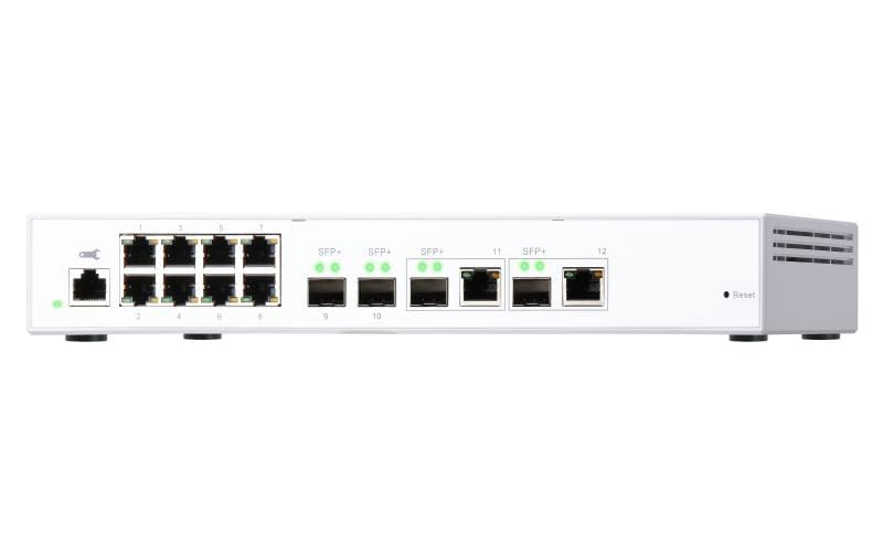 SFP+ Switch QSW-M408-2C 12 Port<br>QNAP QSW-M408-2C, Switch 8-Port 10GbE
