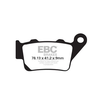 Plaquettes de freins EBC Sinter Métal Fritté arrière