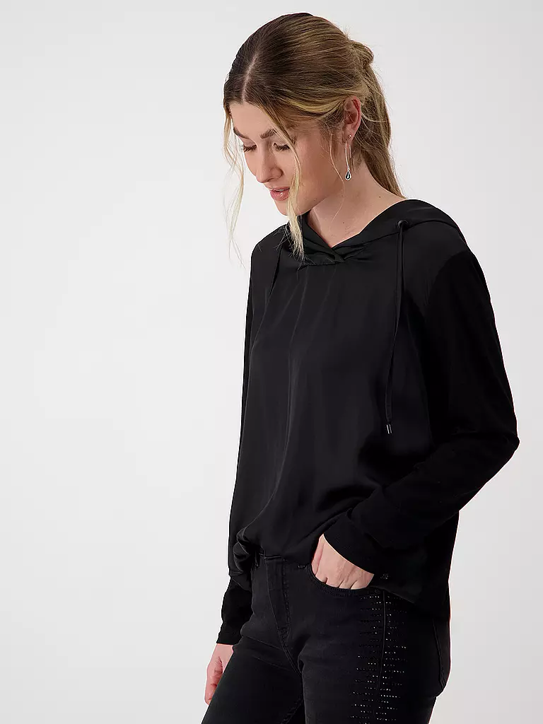 MONARI Blusenshirt schwarz