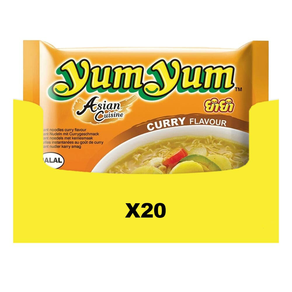 20x Yum Yum Noodles Soep Pak Curry60 gr