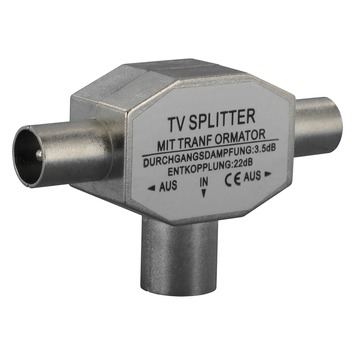 Q-Link coax splitter tv 1 female/2 male