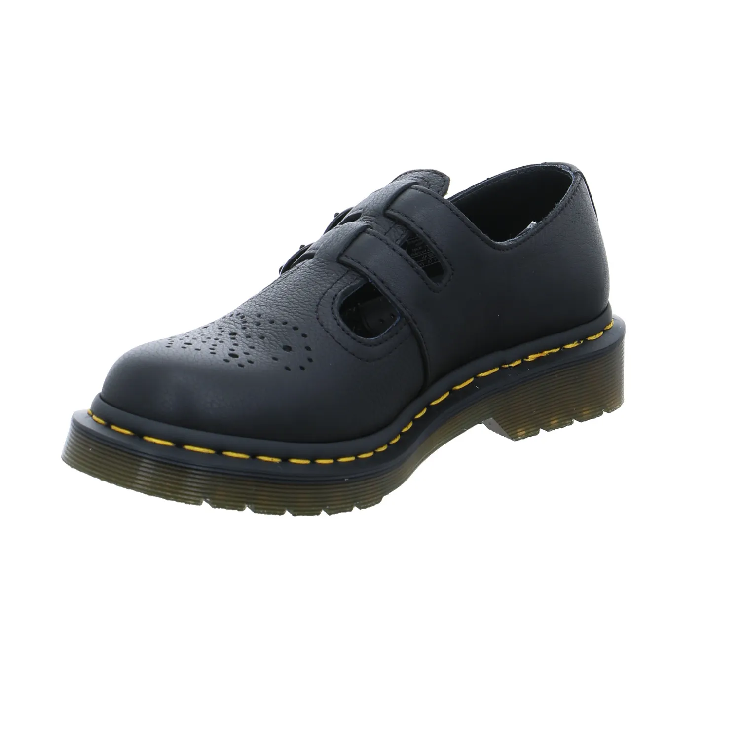 DR. MARTENS Slipper Schwarz Leder