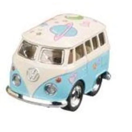 goki VW Microbus mit Druck, Spritzguss, 1 Stück, 4-fach sortiert