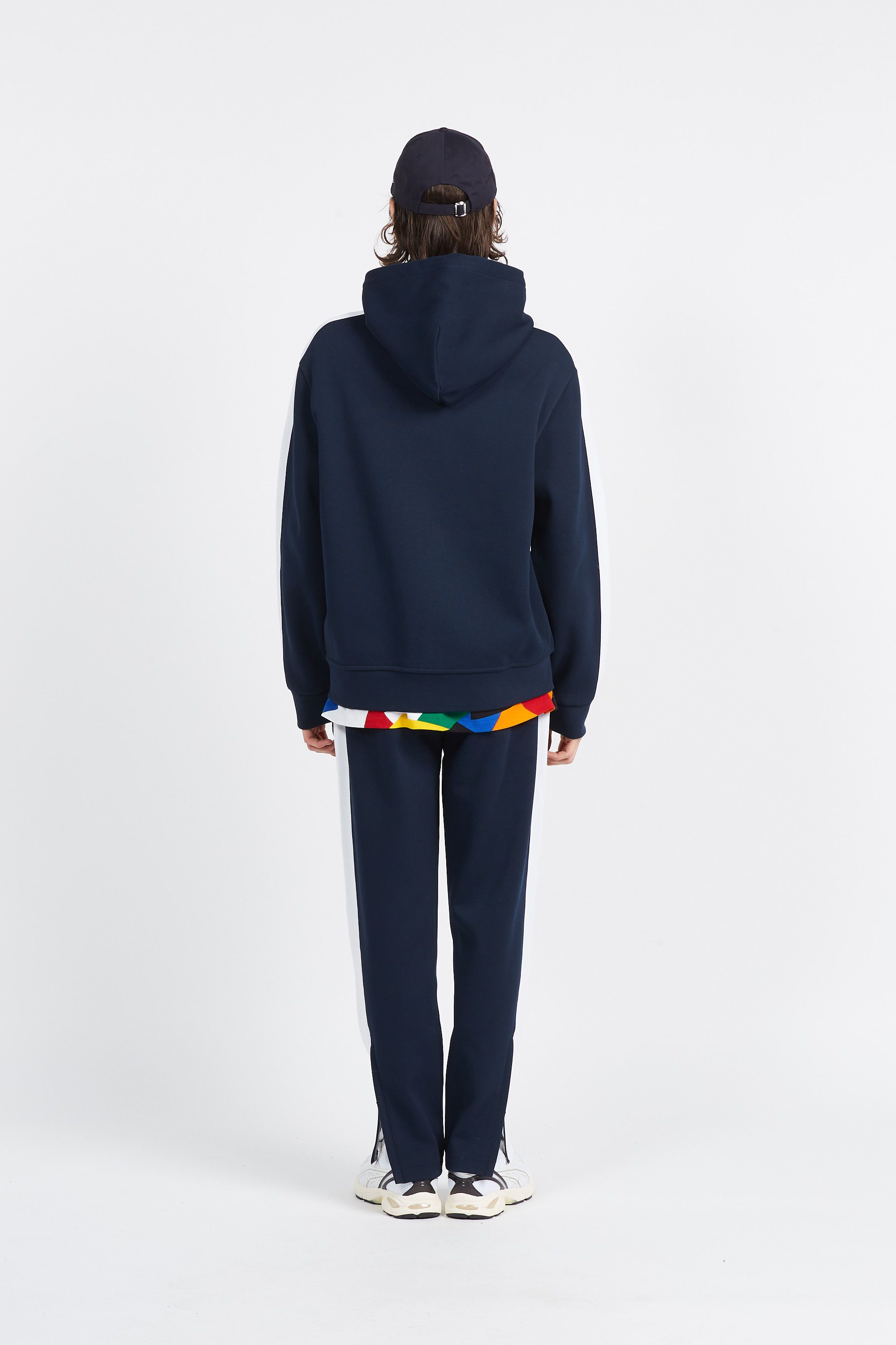 POLO RALPH LAUREN Sweat zippé 30/1 DOUBLE KNT CVC-LSL-SWS Bleu