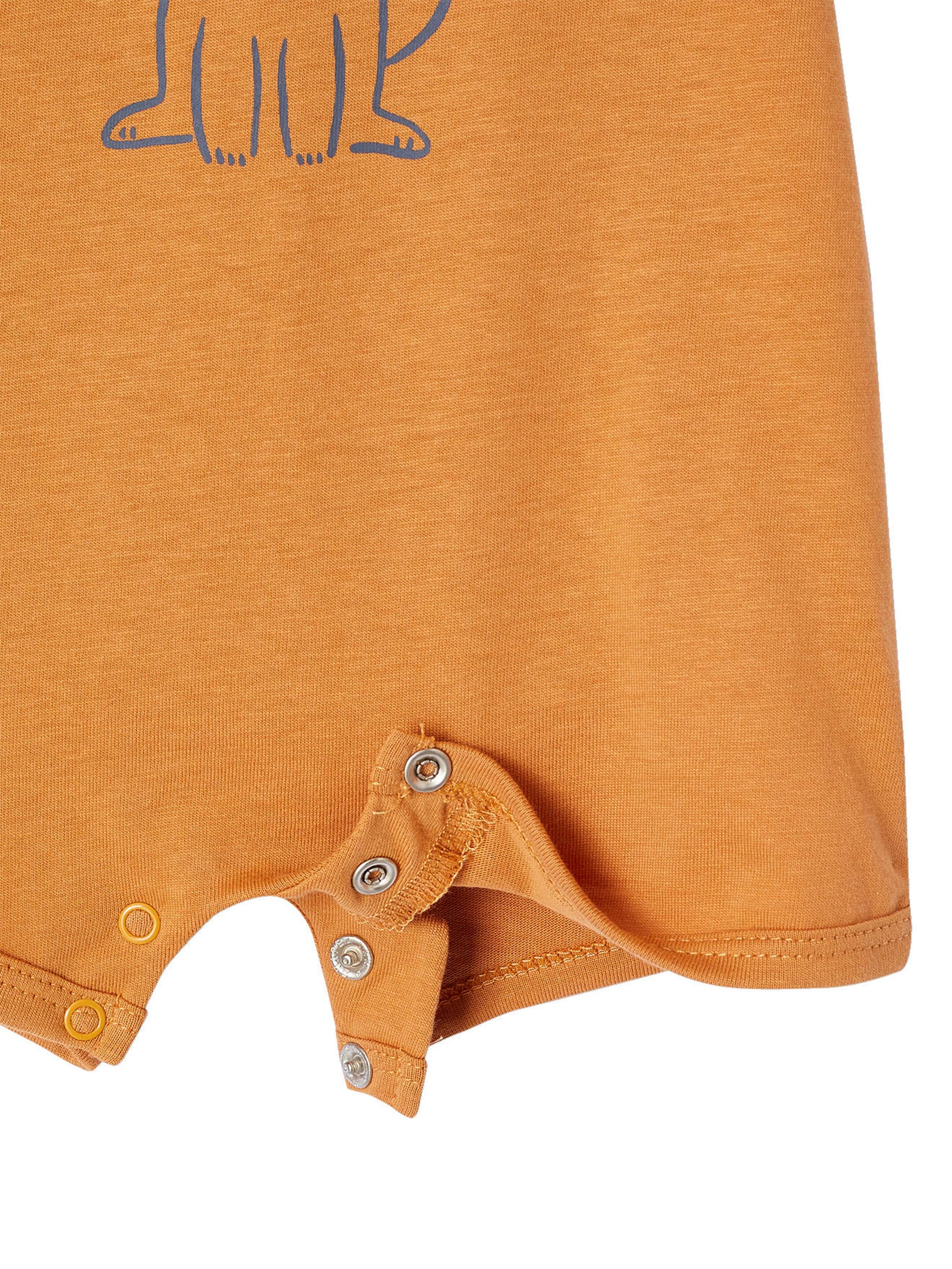 Vertbaudet Bio-Kollektion: Baby Kurzoverall BASIC karamell