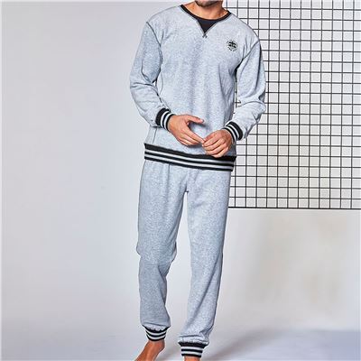 Pyjama homme velours style jogging
