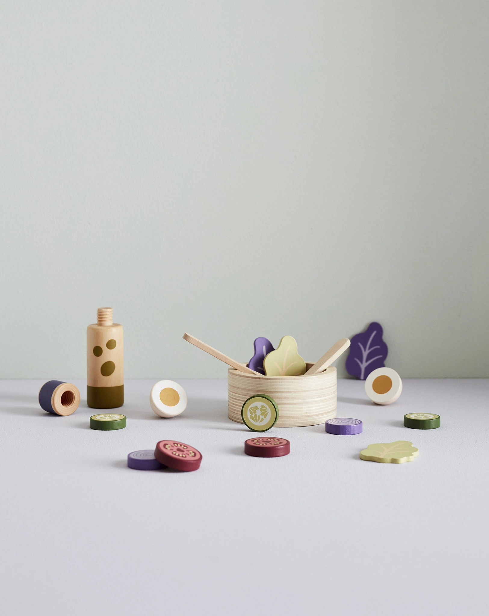 Salat-Spielset VEGETABLES 20-teilig in bunt