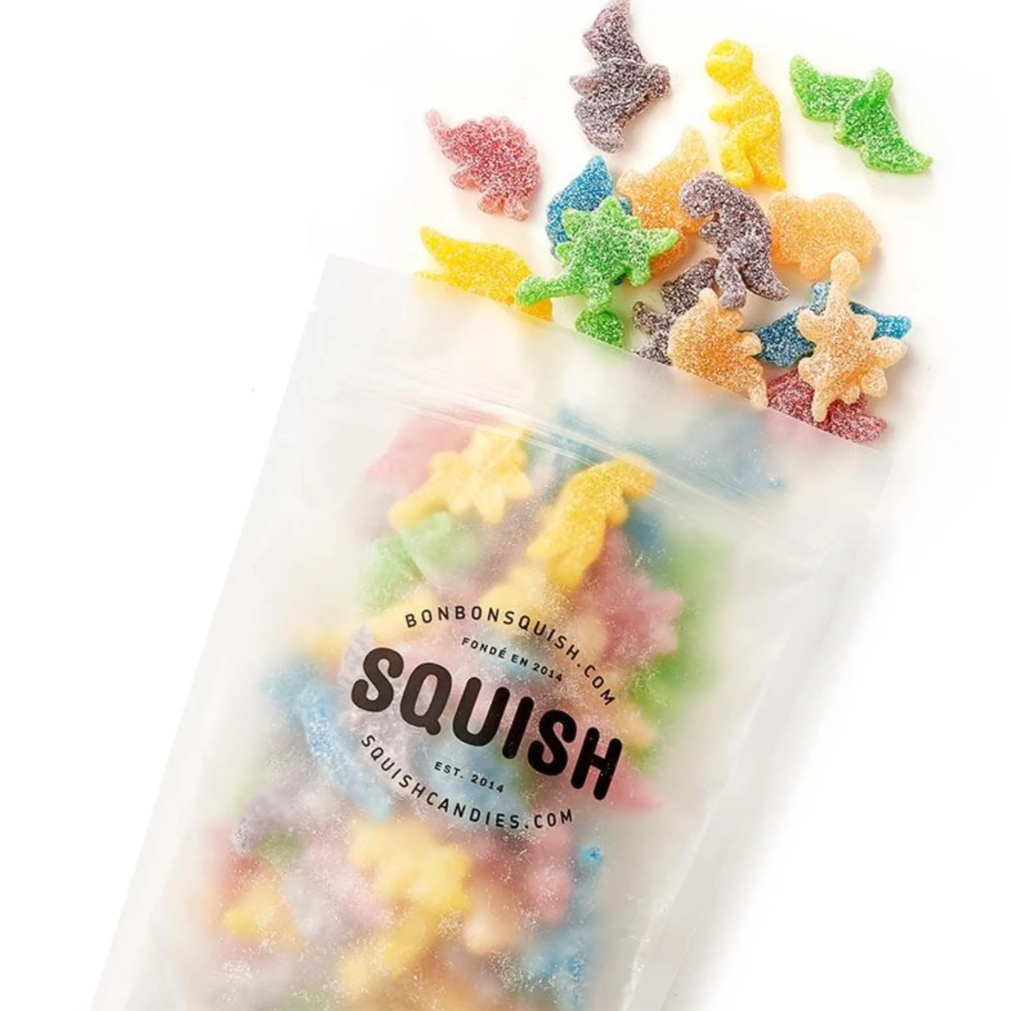Squish Bonbons Dinosurets Végétaliens 100g