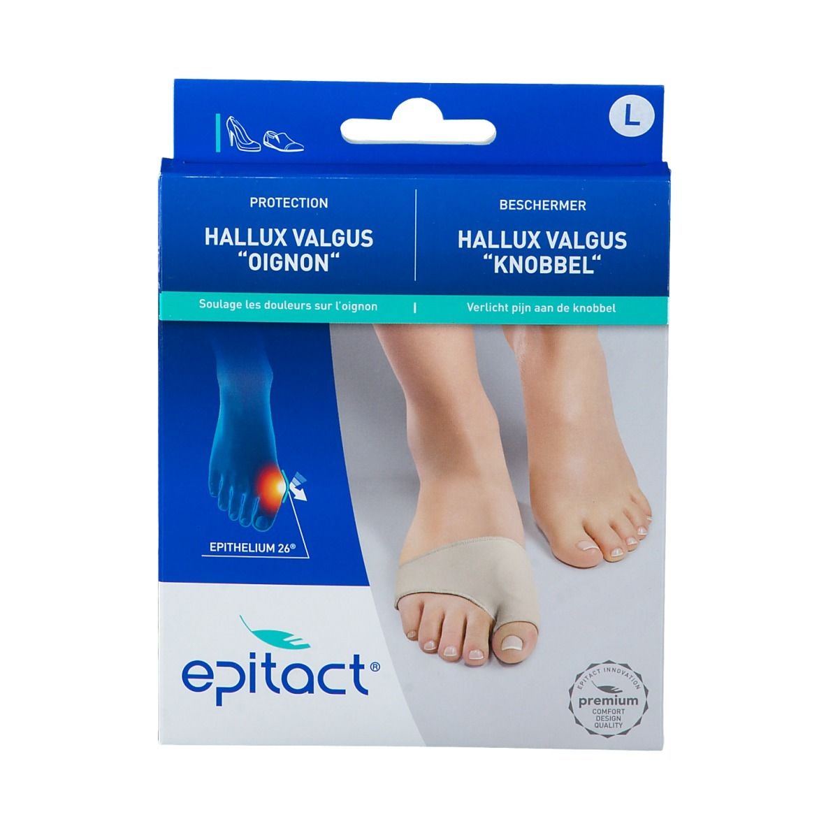 epitact® Schutz EPITHELIUM 26® HALLUS VALGUS Schutz Gr. L