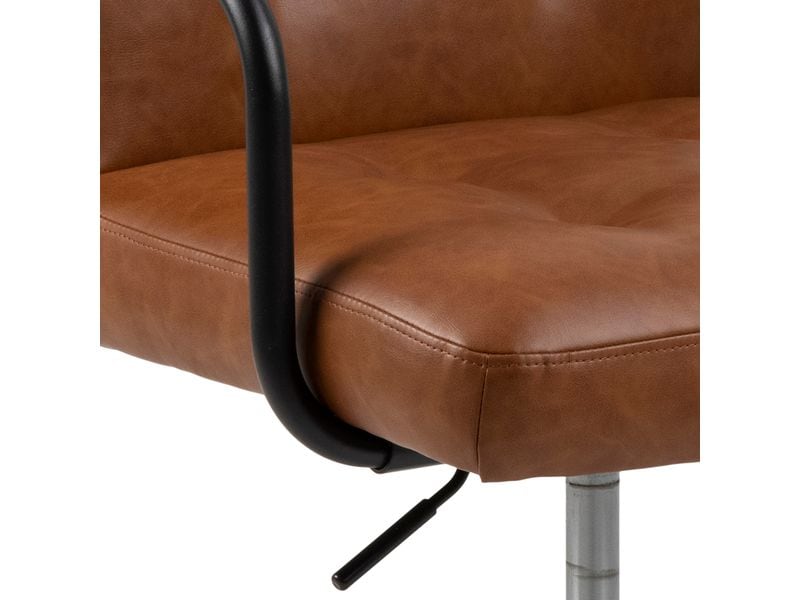AC Design Bürostuhl Cosmo, mit Polsterrücken und Armlehnen, Höhenverstellbarer Schreibtischstuhl