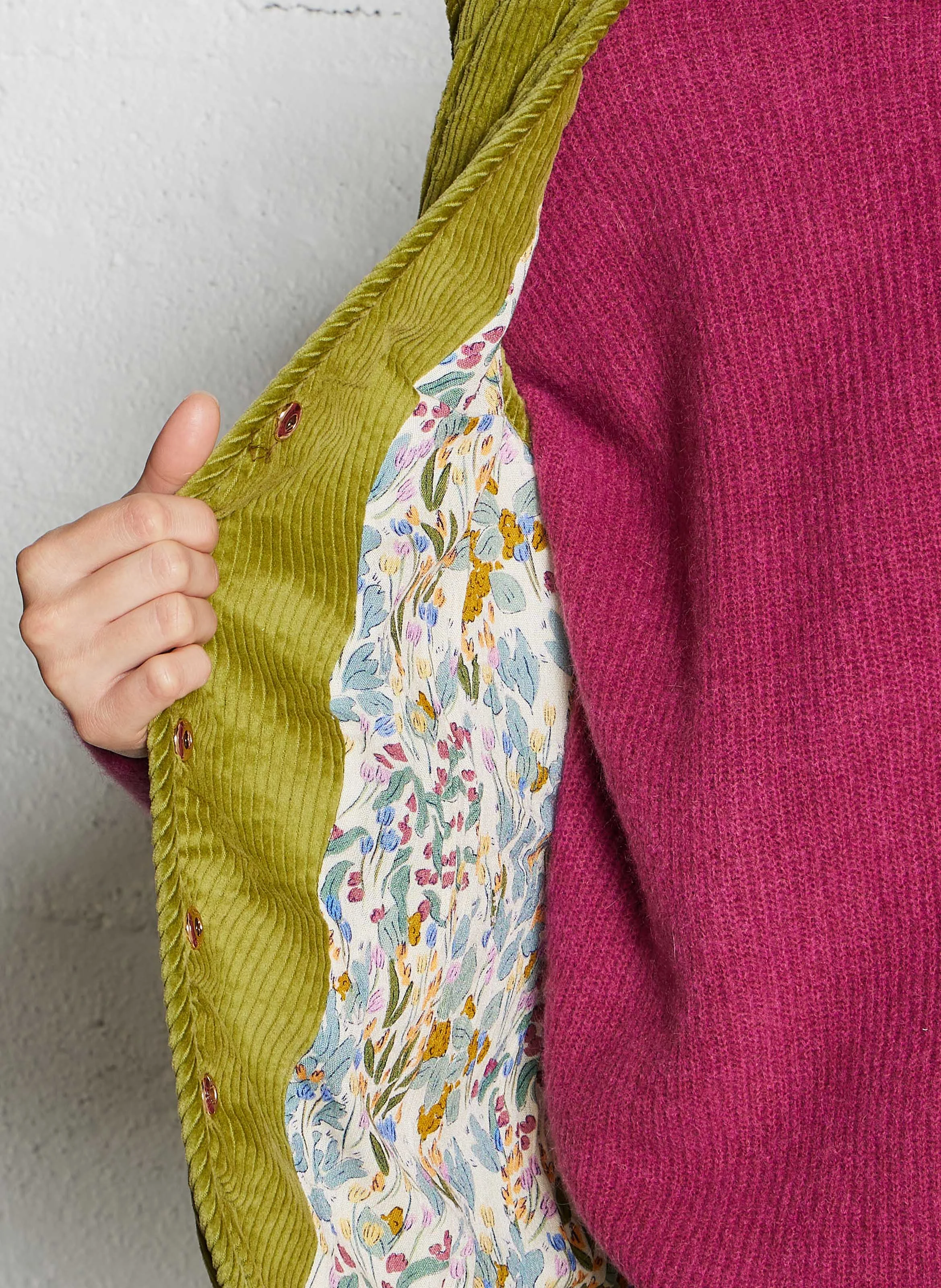 DONIA - Gilet en coton bio | Vert