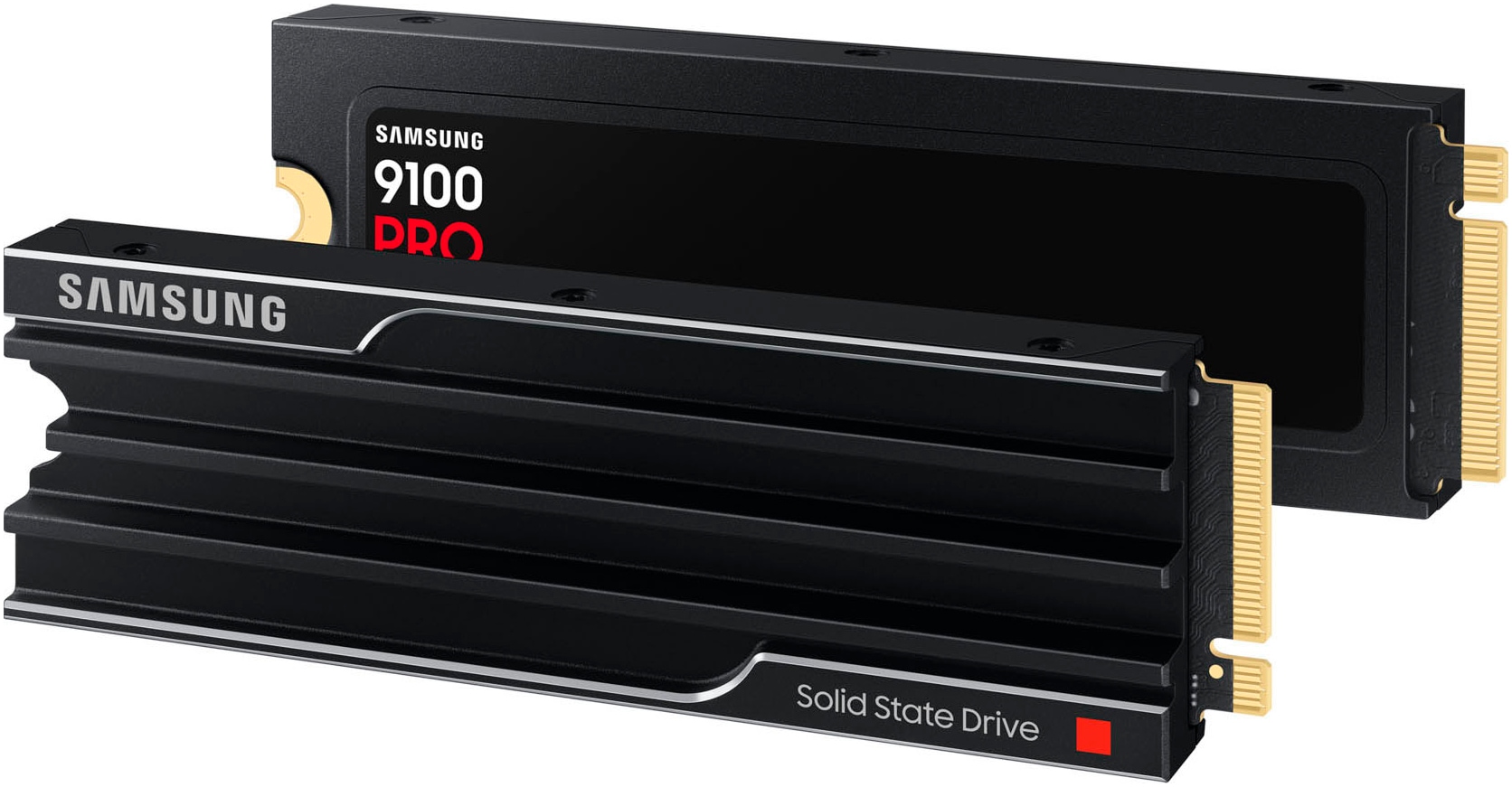 Samsung interne Gaming-SSD »9100 PRO Heatsink PCIe® 5.0 NVMe™ M.2 - 1 TB« 4000 GB Anschluss PCI Express 5.0