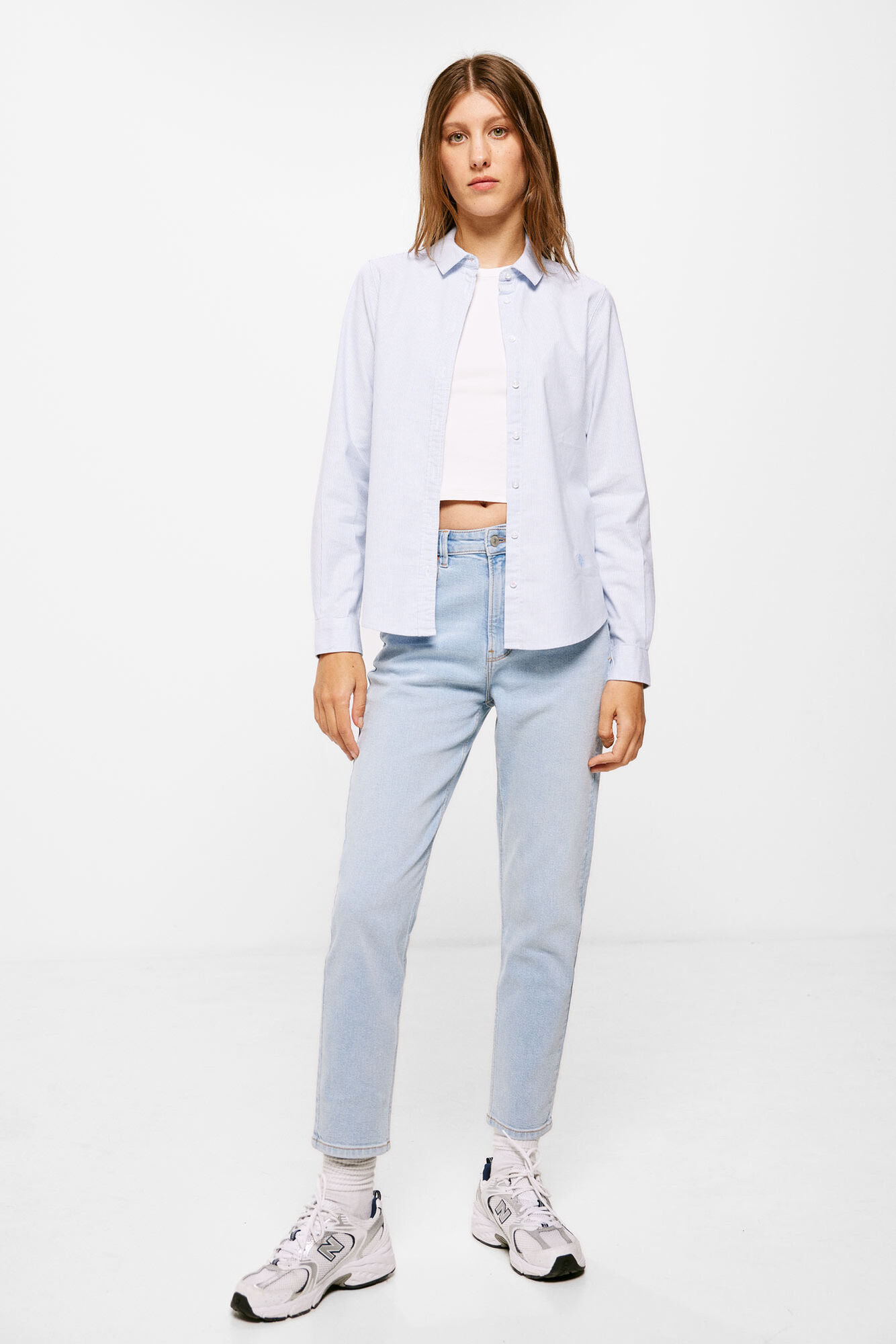 Camisa Oxford de Algodão
