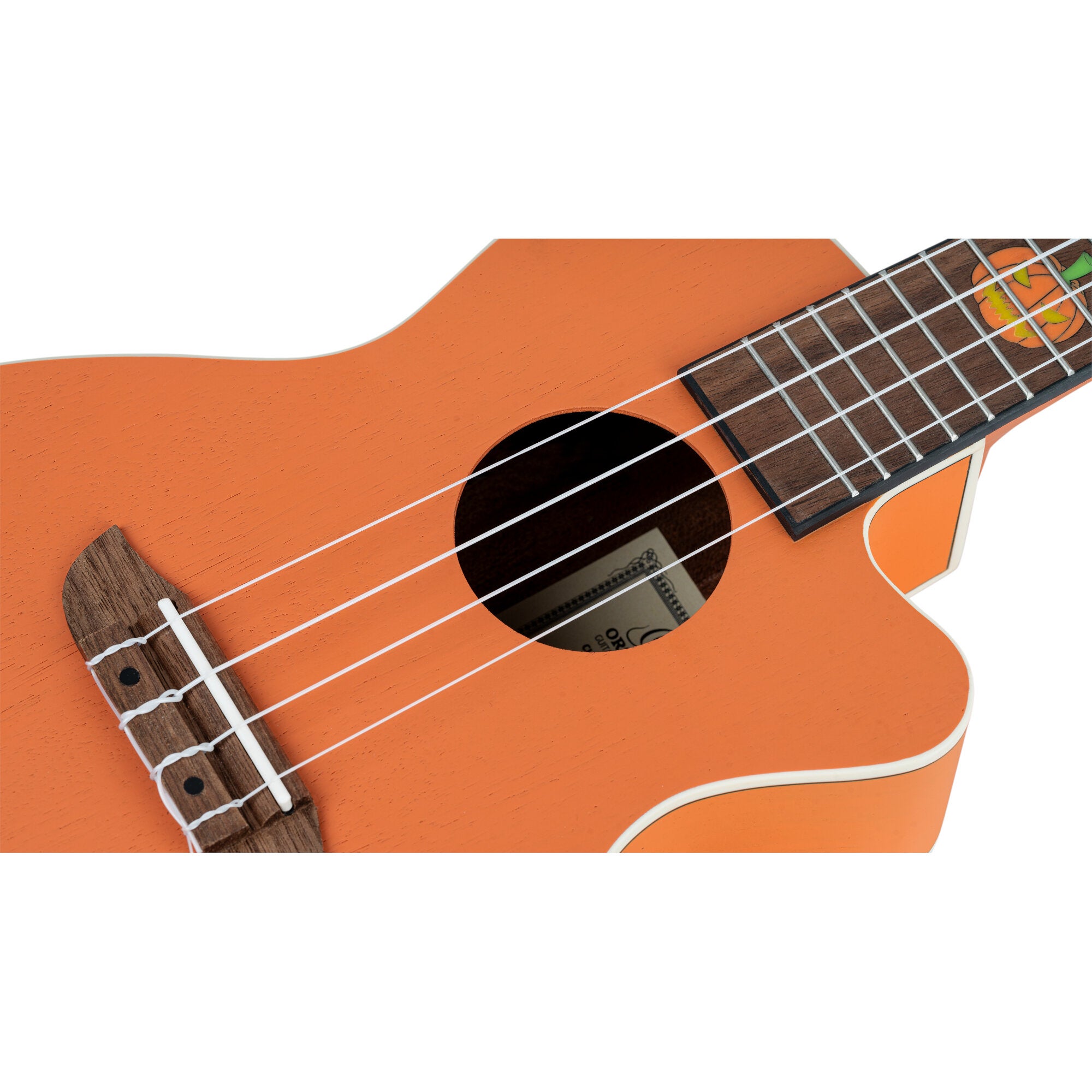 Ortega Limited Edition Halloween Ukulele RUHWCE elektrisch-akoestische concert ukelele