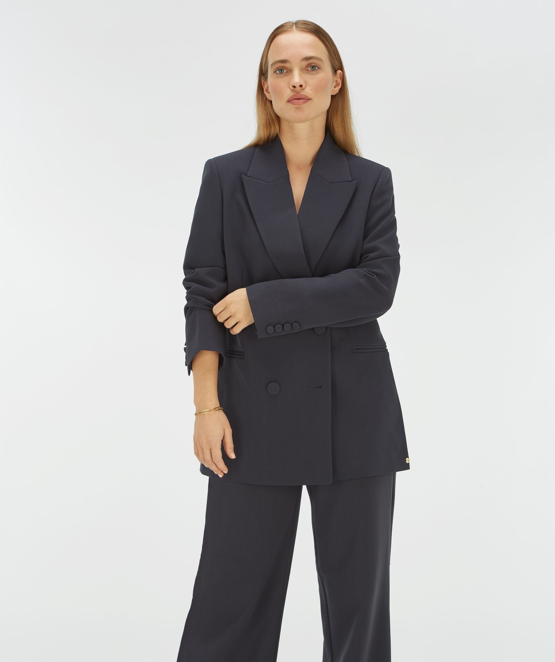 JV-DILLEN straight fit blazer - dark blue