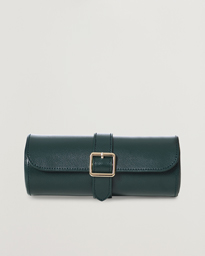 WOLF British Racing Green Triple Watch Roll