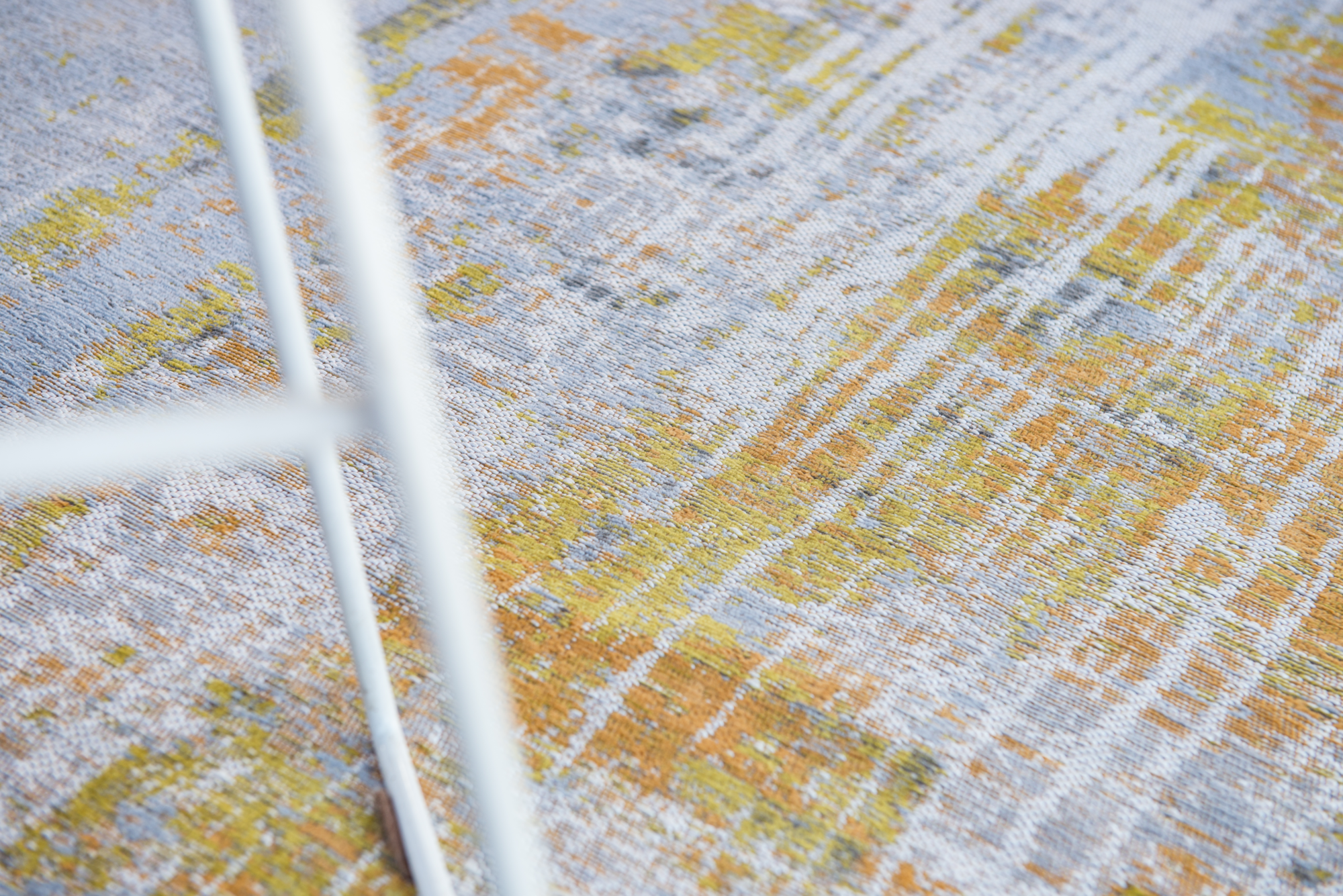 Ecorugs vloerkleed Streaks geel 170x240 cm