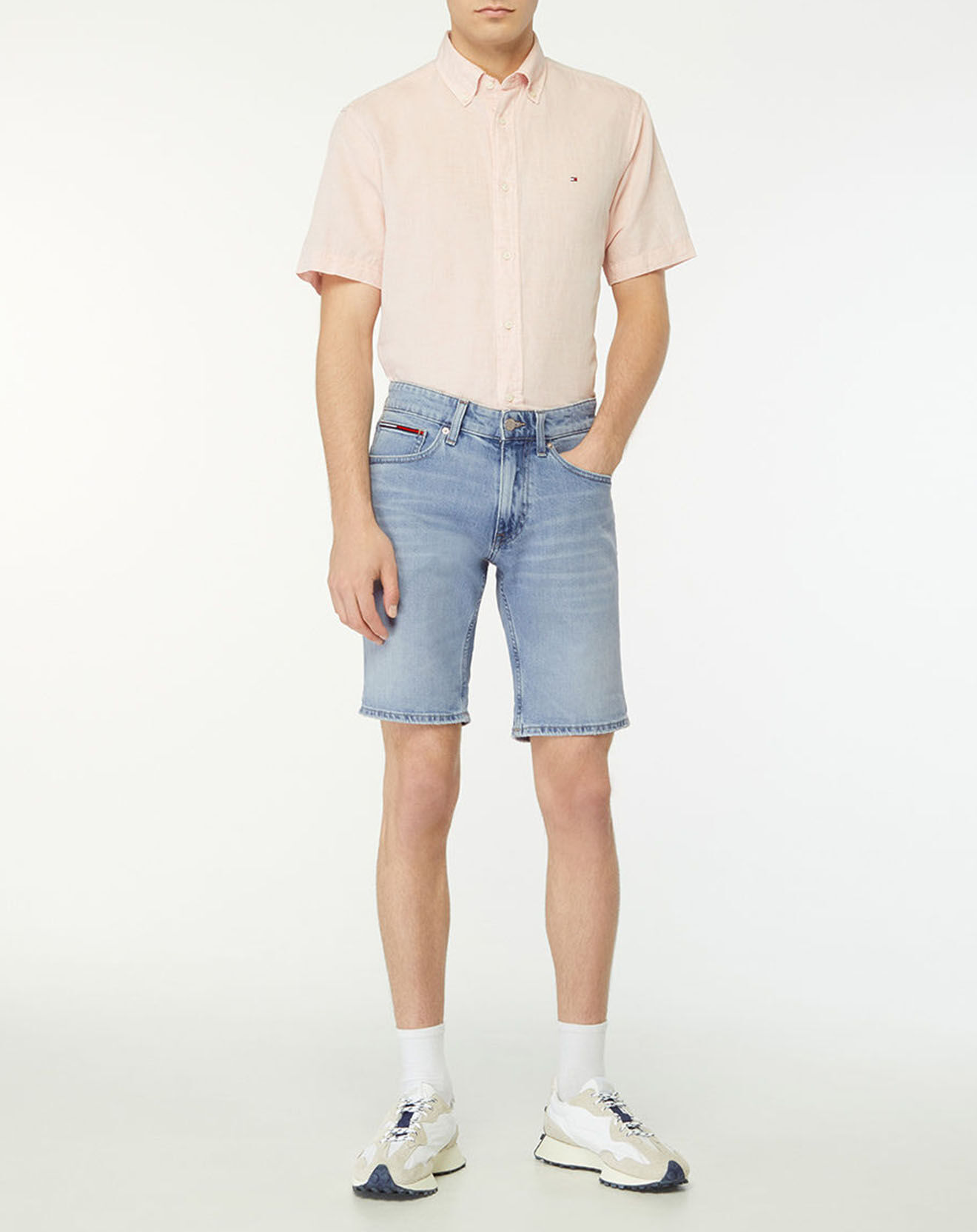 Tommy Jeans Short Scanton bleu clair
