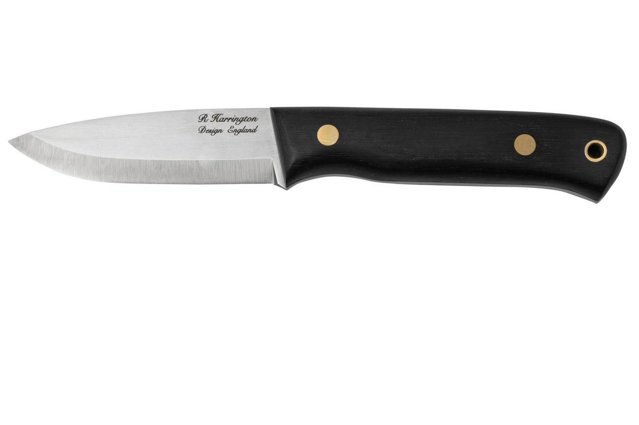 Casström Woodsman Knife Bog Oak, Sleipner Scandi Grind 10809