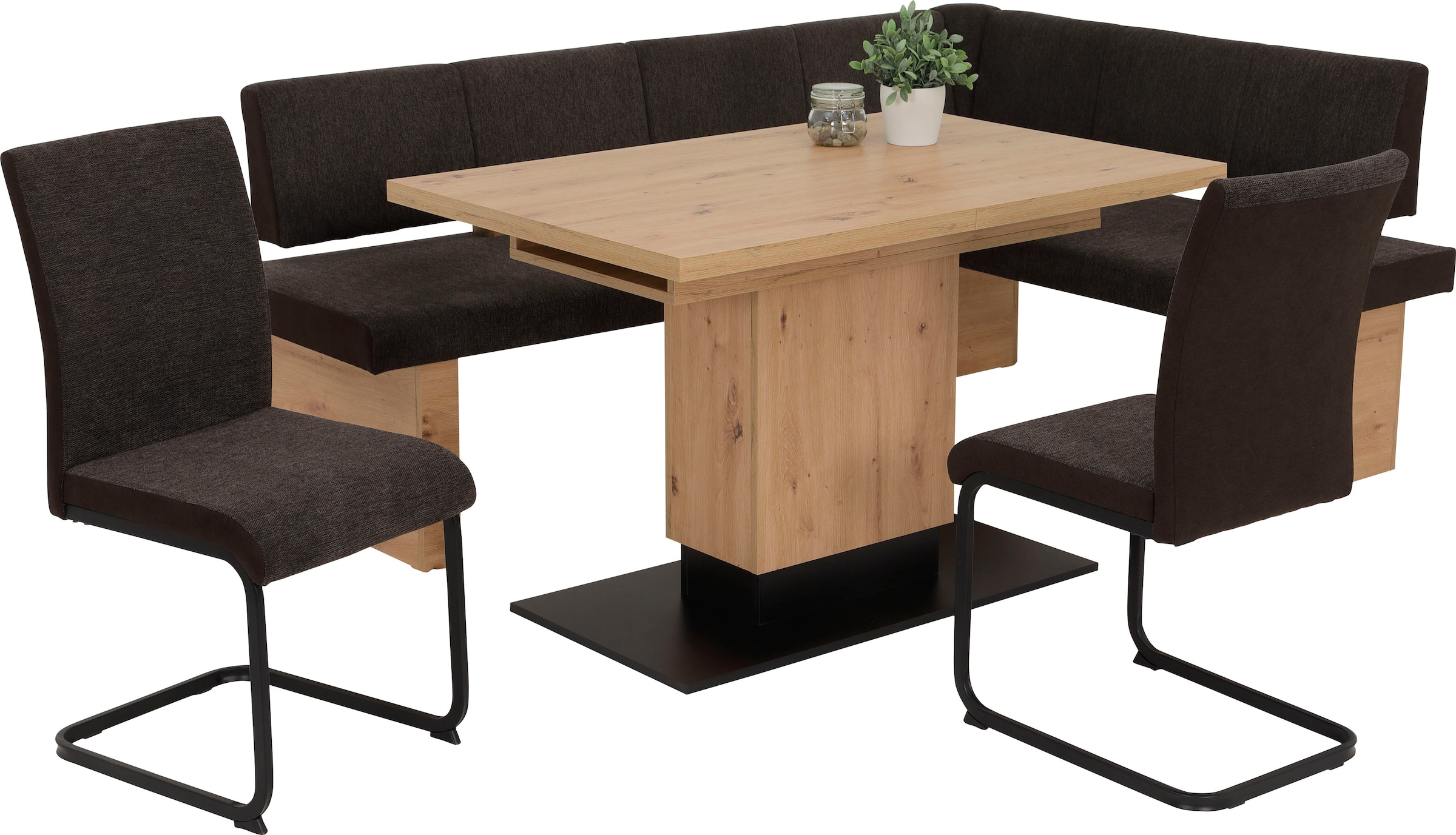 HELA Säulen-Esstisch »Lorena T« ausziehbar 120-180 cm