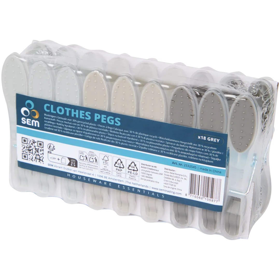 Pinces à linge en plastique
