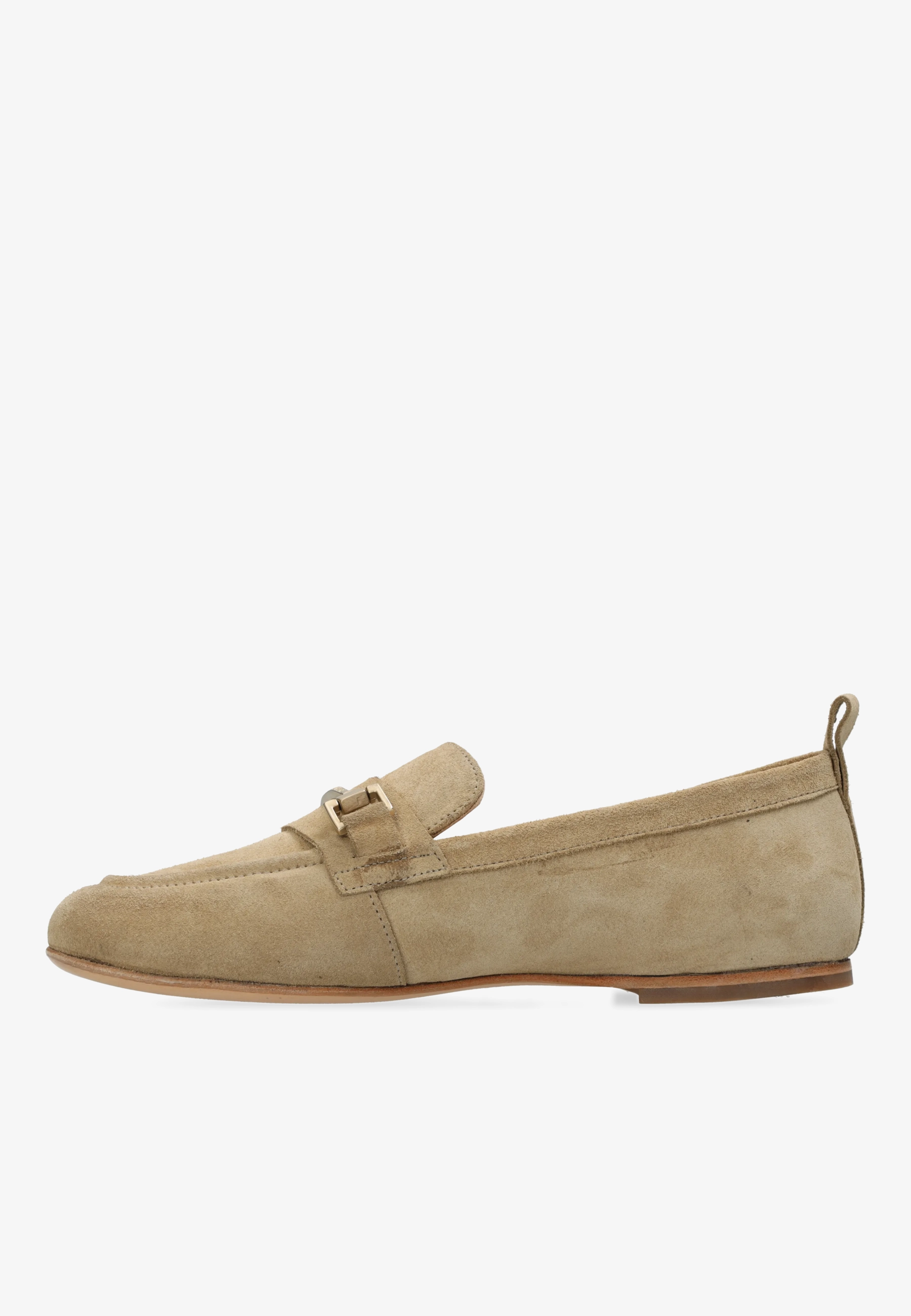ELANA GOLDA LOAFER Suede Sand
