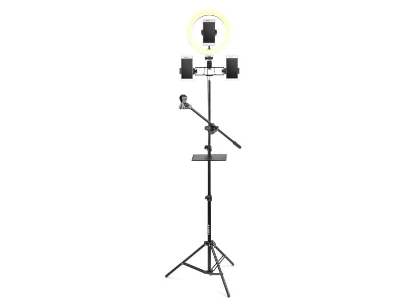 Vonyx Videoleuchte RL25 Ringlicht-Set 25 cm Ringleuchte mit Kontroller