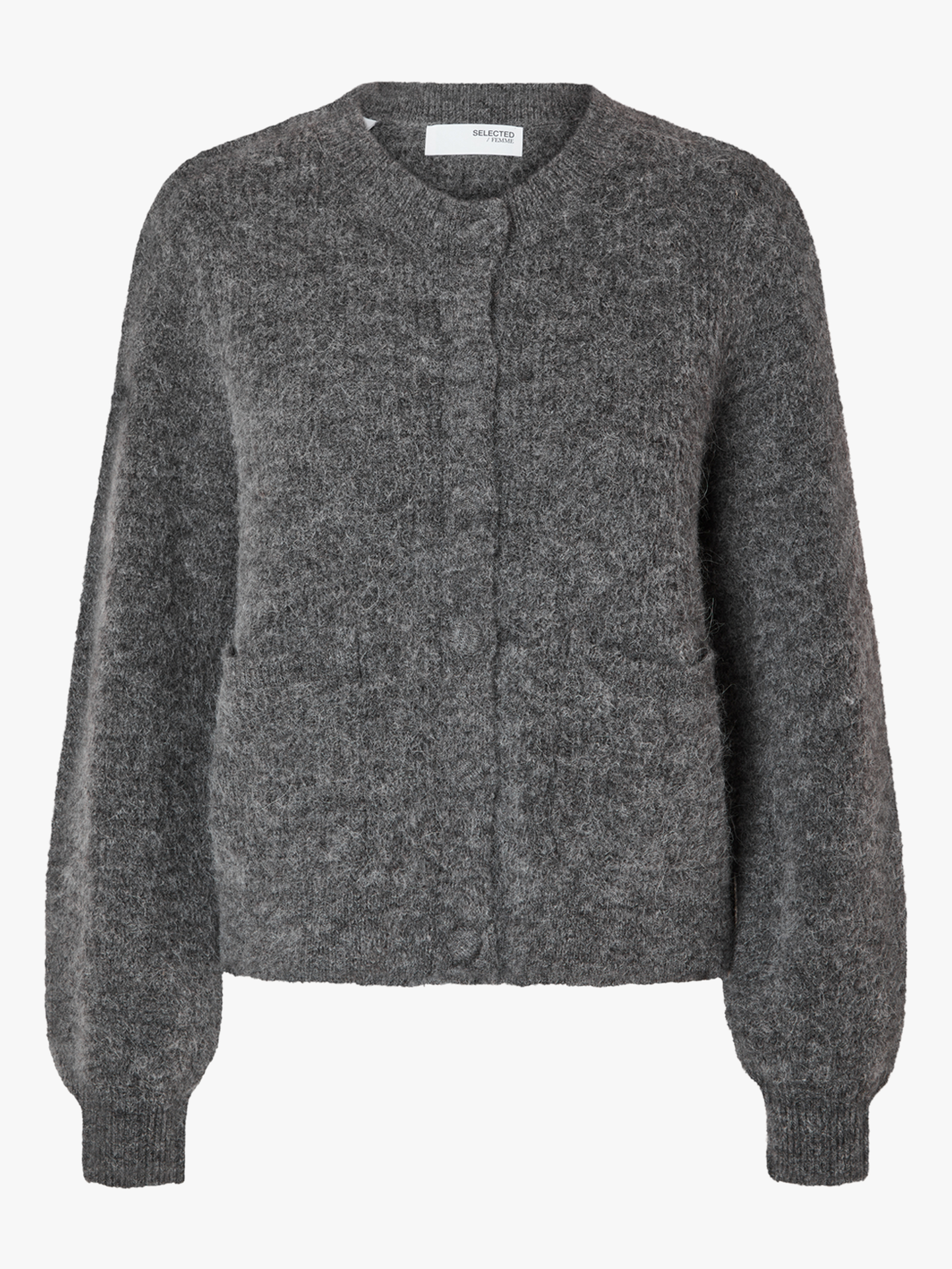 Sia Ras Long Sleeve Knit Pocket Cardigan
