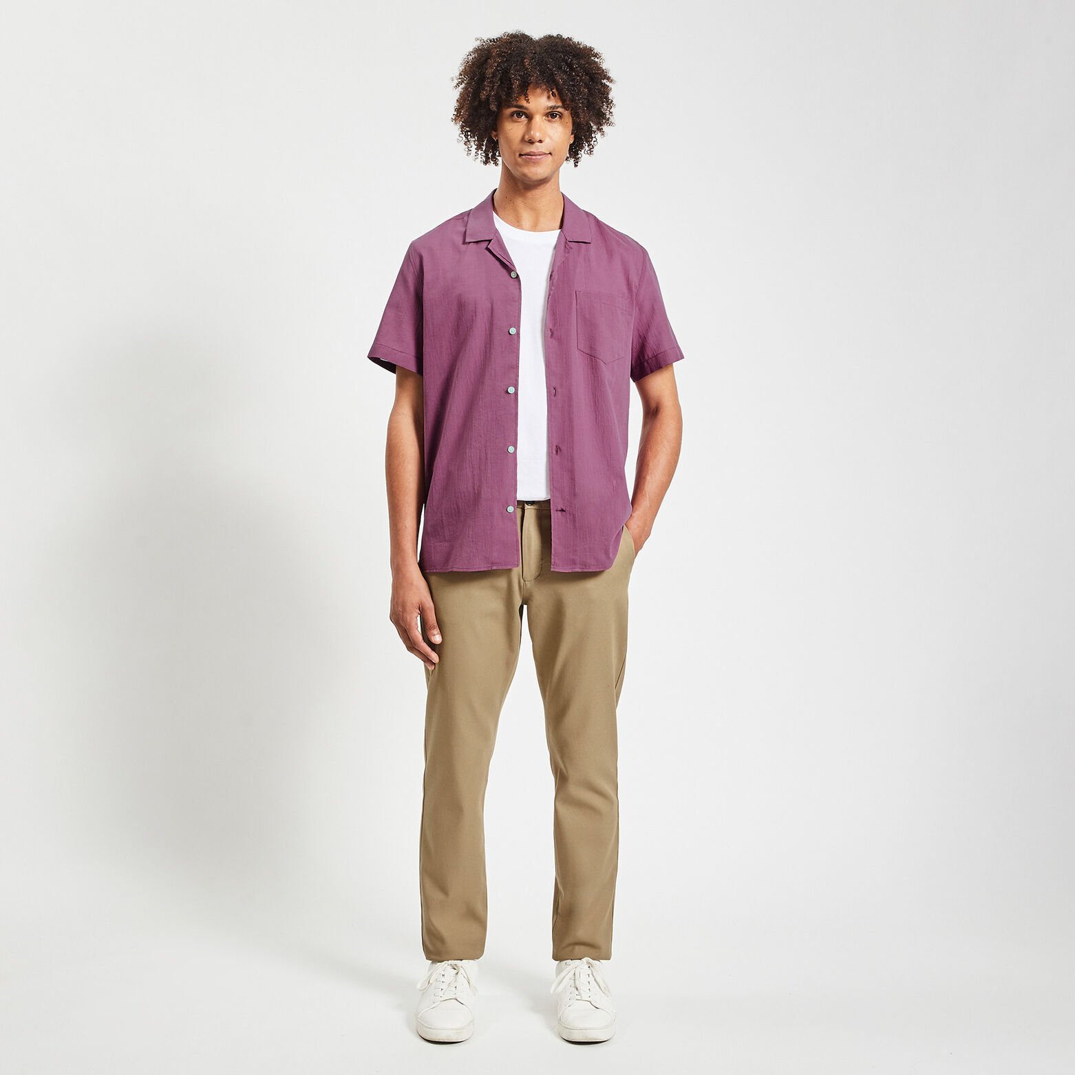 Pantalon chino slim urbain 'le parfait by JULES' Beige
