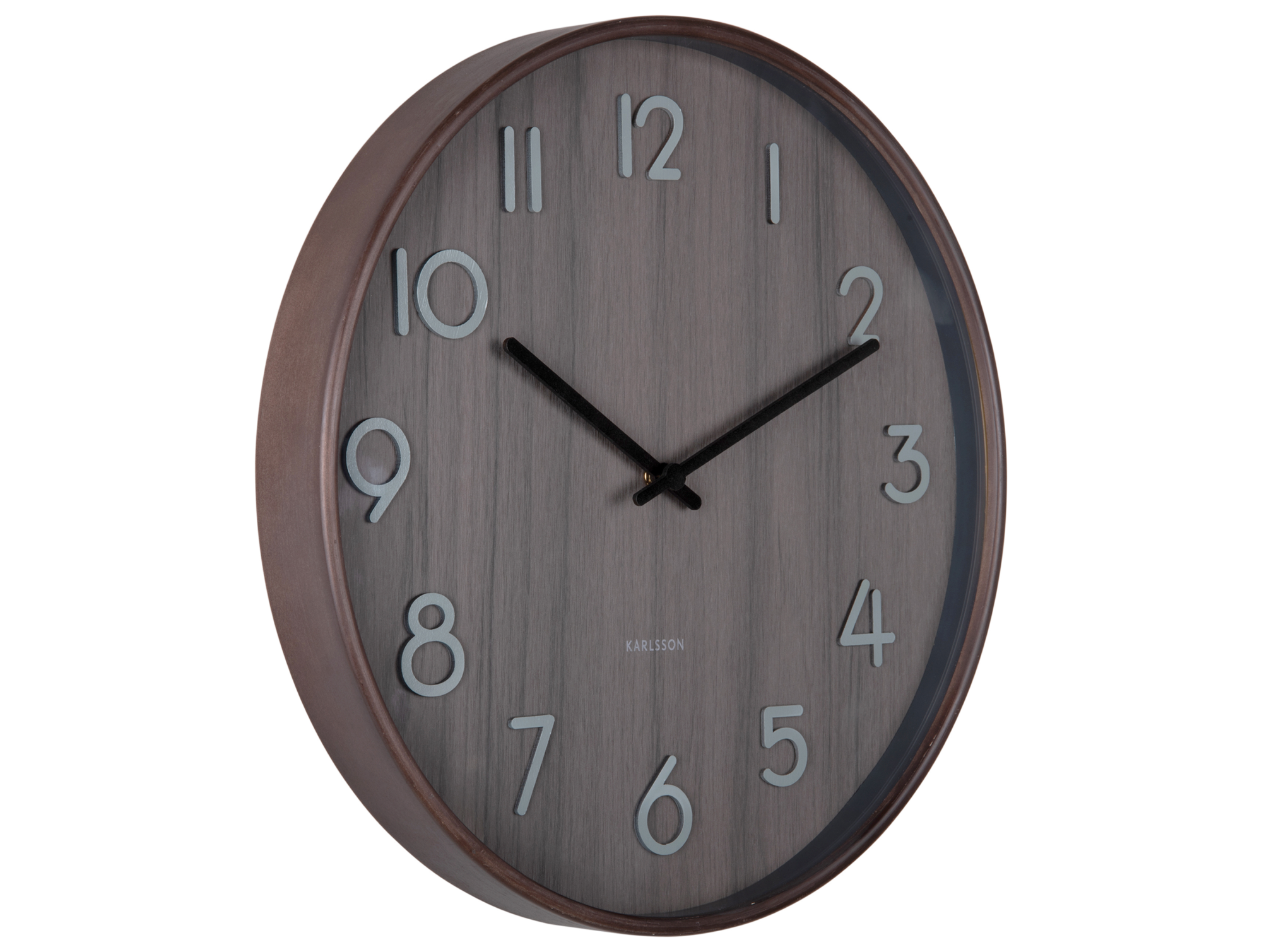 Wall clock Pure large walnut wood