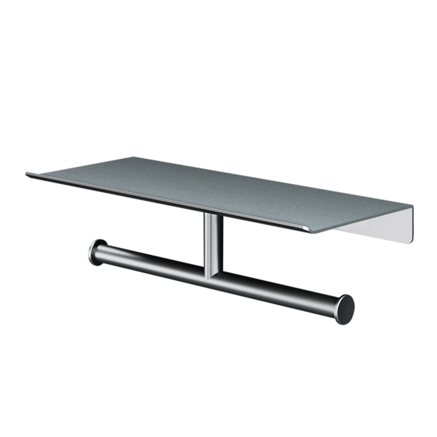 Hotbath &More dubbele rolhouder voor planchet RVS