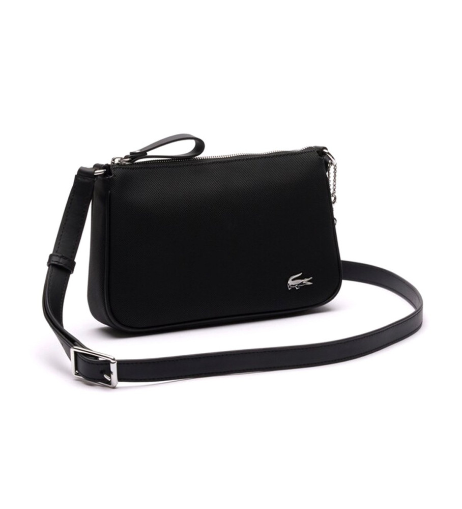 Bolsa de ombro preta Lacoste Daily Lifestyle