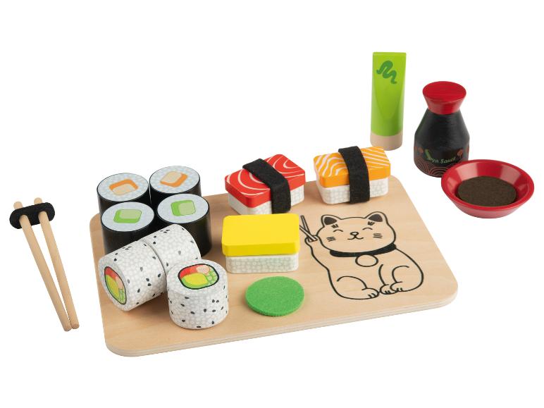 Houten speelgoed eten