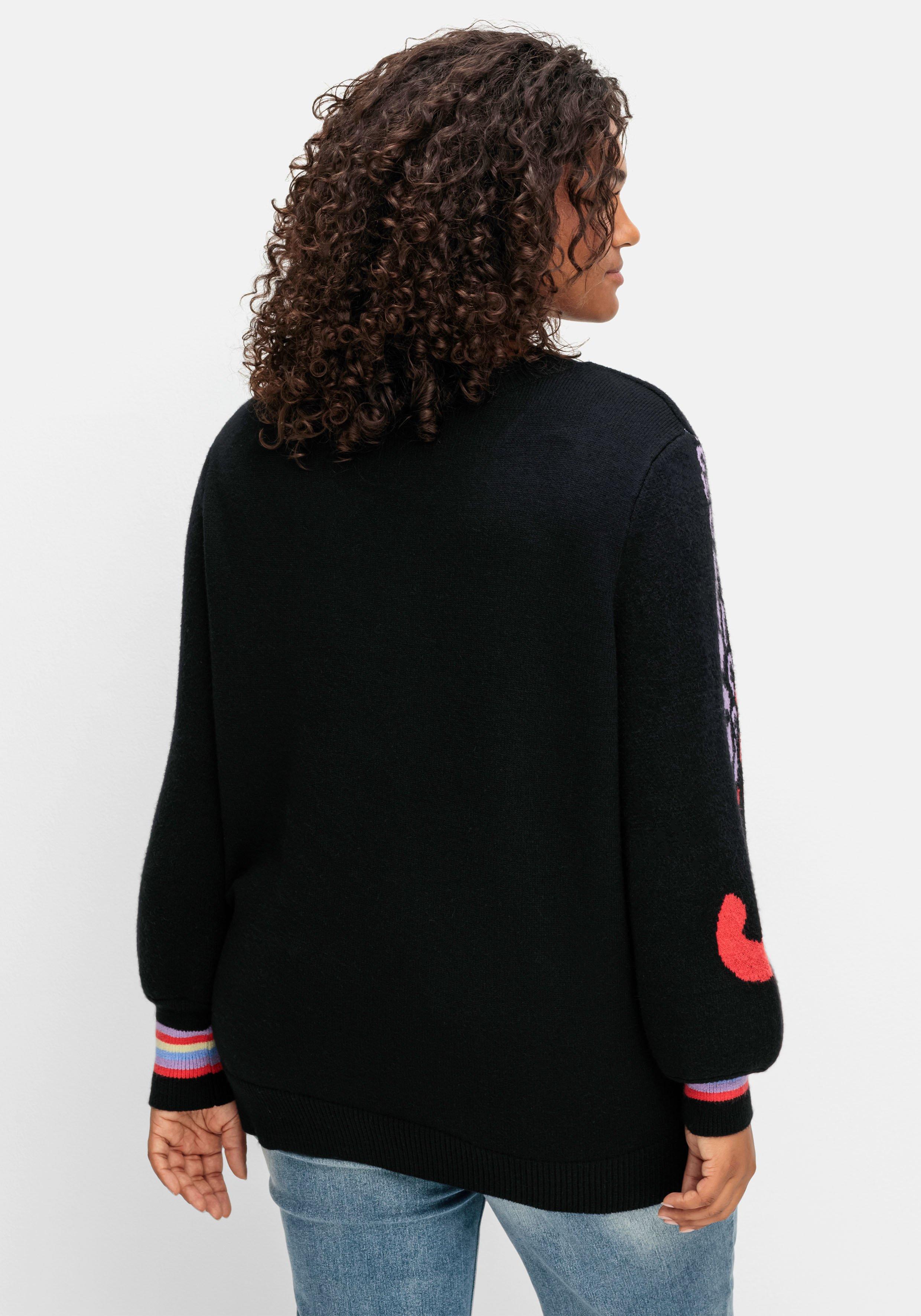 Pullover mit Animalmotiv und Ballonärmeln