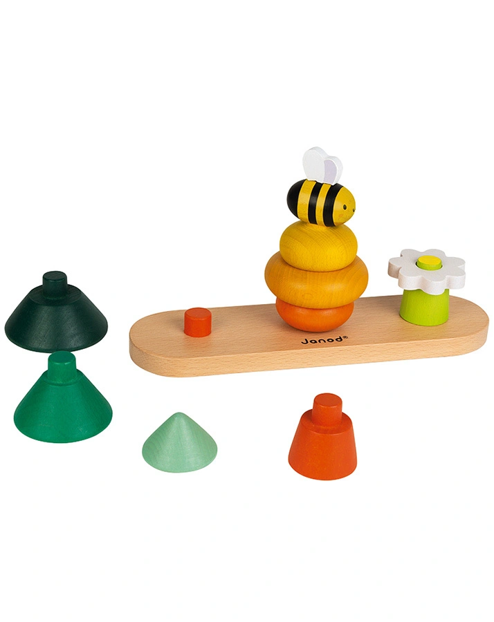 Janod-WWF® Steckspiel WALD 10-teilig