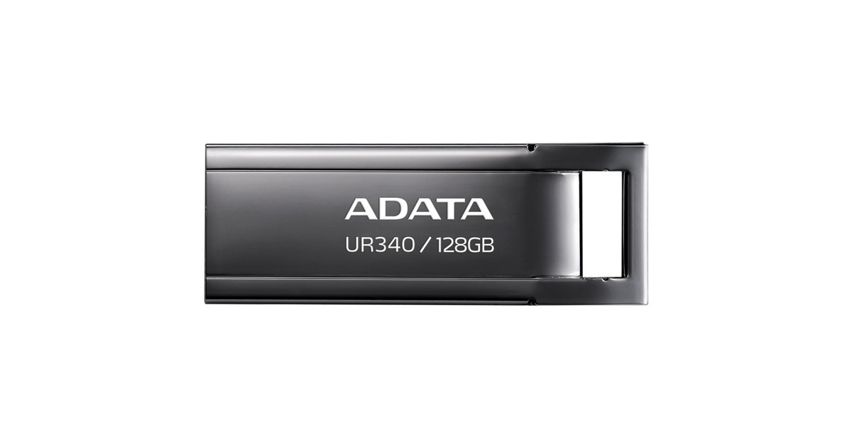 ADATAUR340 128 GB usb-stick  (nikkel, USB-A 3.2 Gen 1)