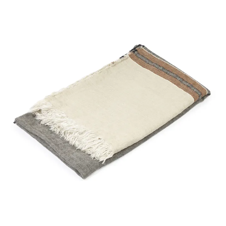 Libeco Drap de plage Belgian | Gris foncé