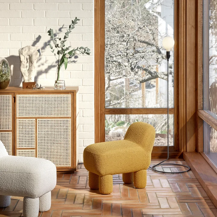Design House Stockholm - Lulu Pouf, braun