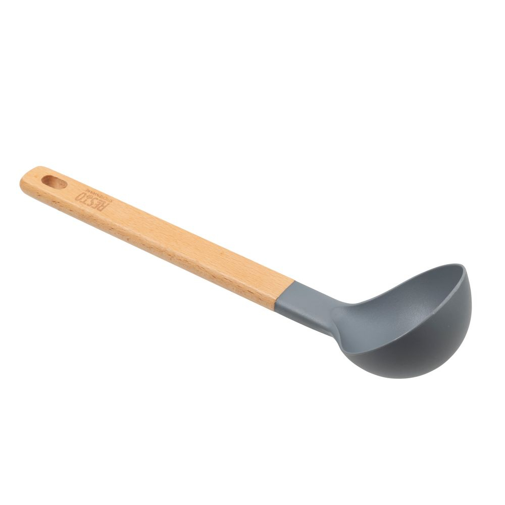 Subra Holz Soup Ladle Küchenhelfer Suppenlöffel Kochgeschirr Schöpfkelle (94201) - Braun / Grau