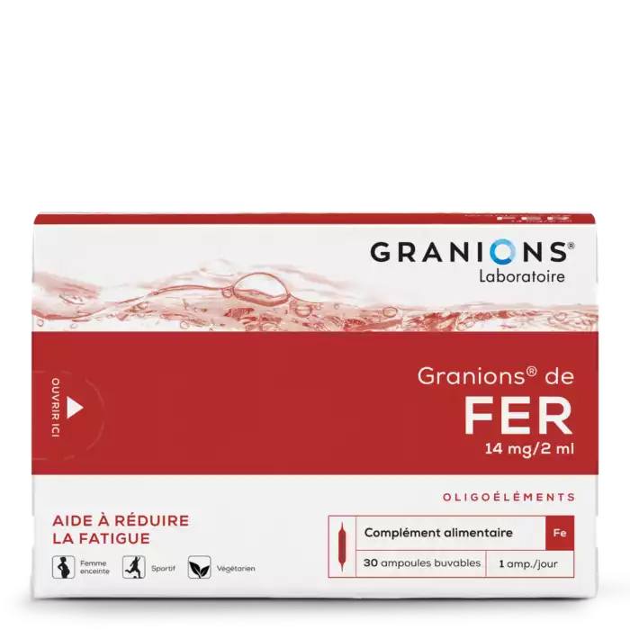 Fer - 30 Ampoules