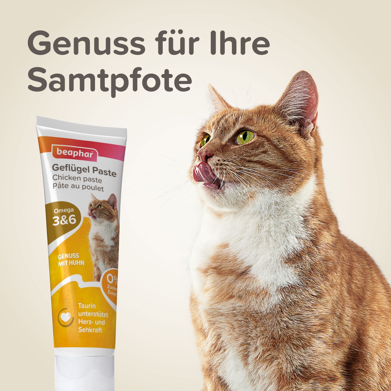 Beaphar Geflügel Paste Katze 100g