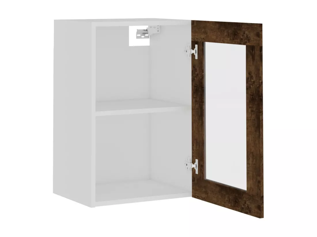 Armoire en verre suspendue 