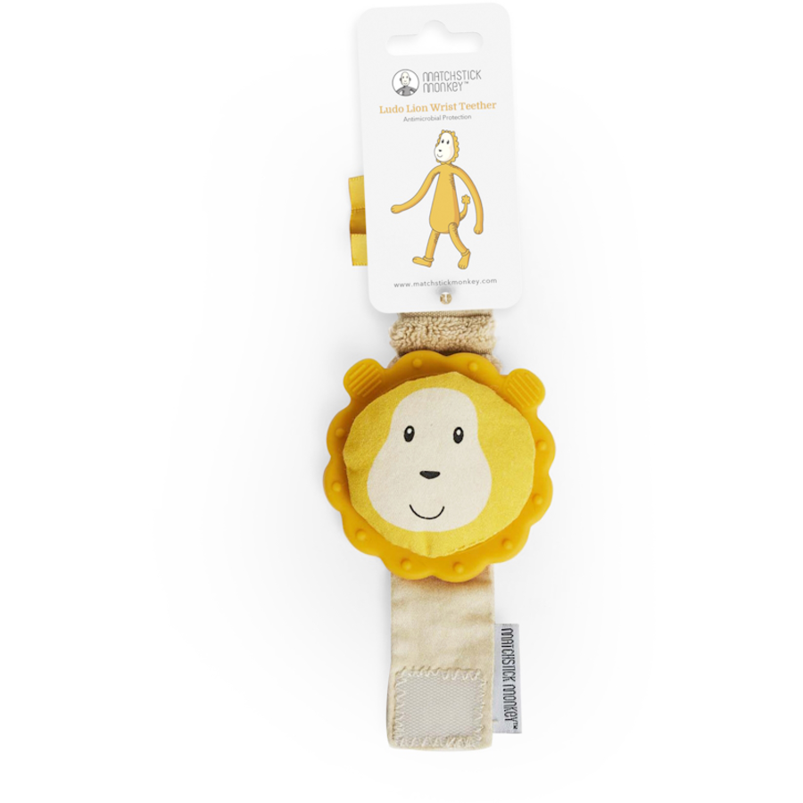 MATCHSTICK MONKEY™ Beißring für das Handgelenk Ludo Löwe