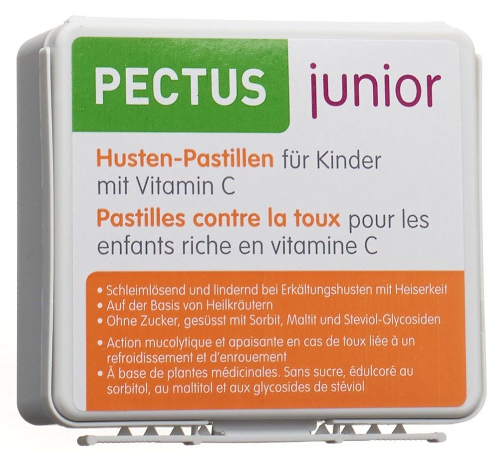 PECTUS Junior Hustenpastillen für Kinder Pastillen mit Vitamin C Ds 24 Stk