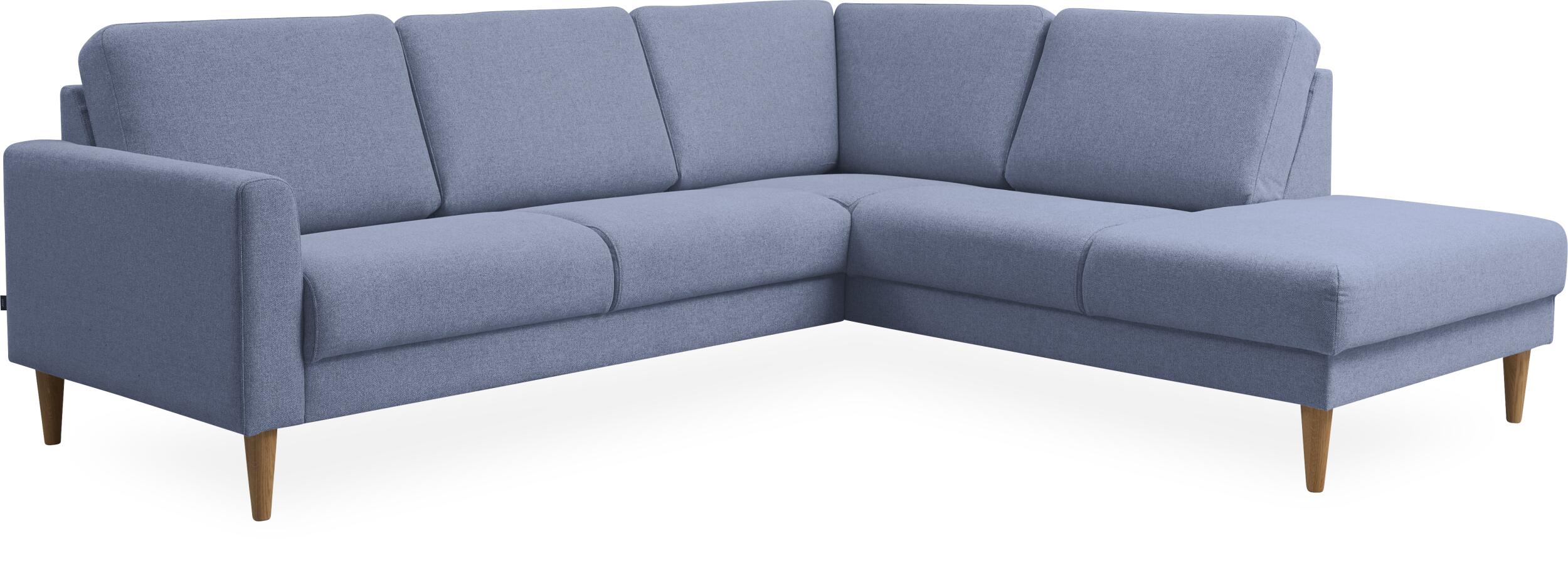 Linea højrevendt hjørnesofa med pufafslutning