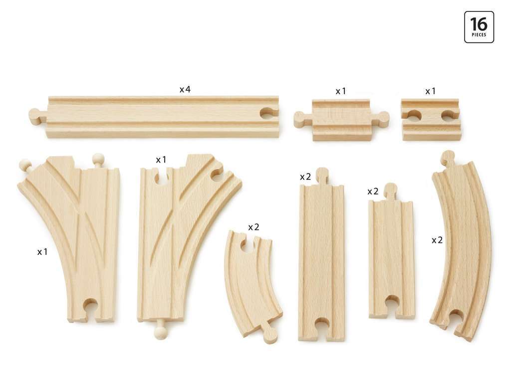 BRIO Spiel Mittleres Schienensortiment